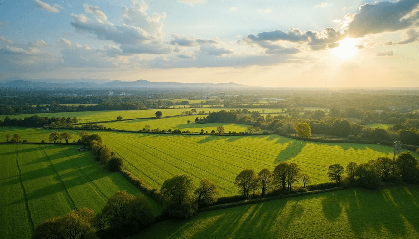 Farmland background