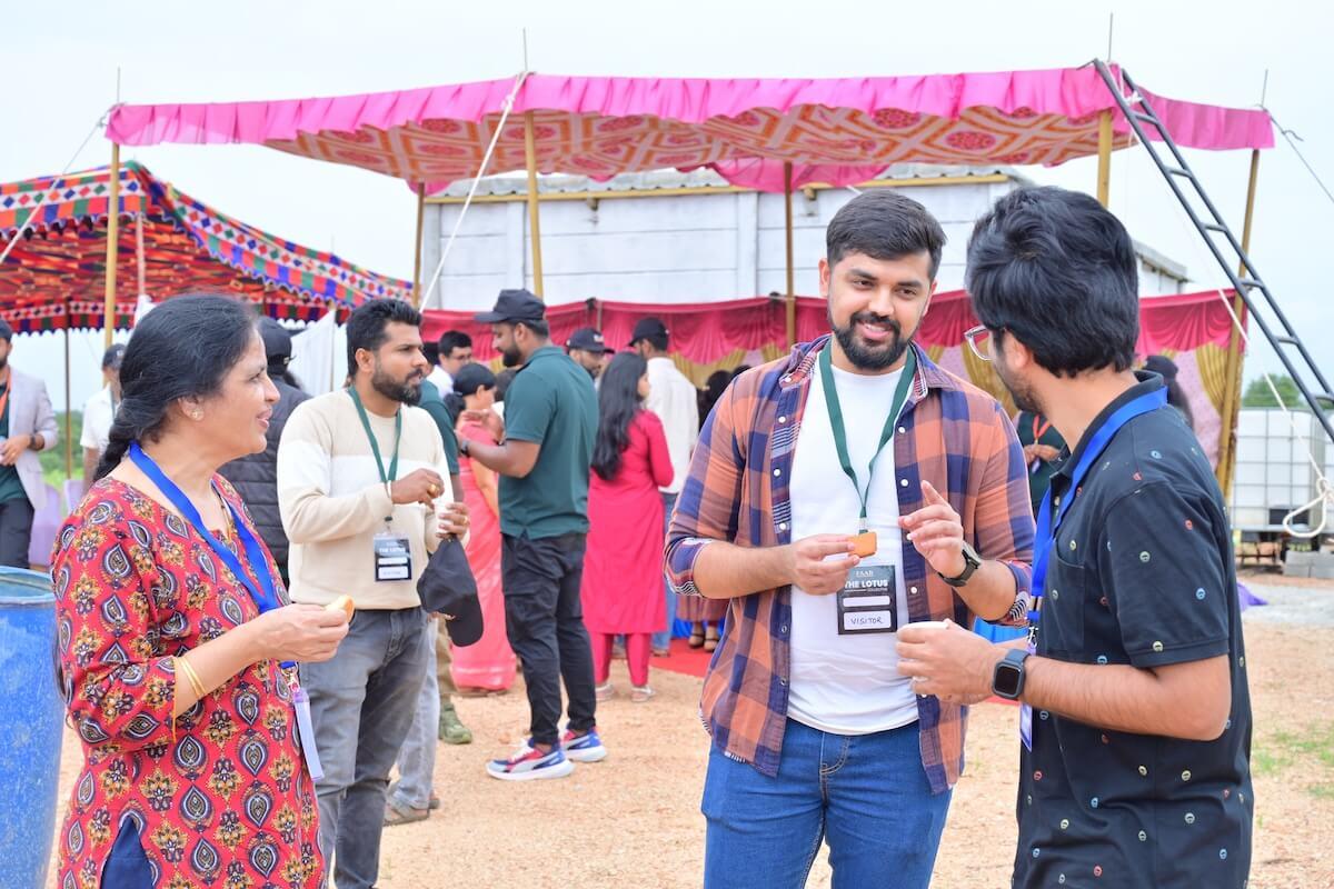 The Lotus Collective investor event at Bhogganapura farmland 4