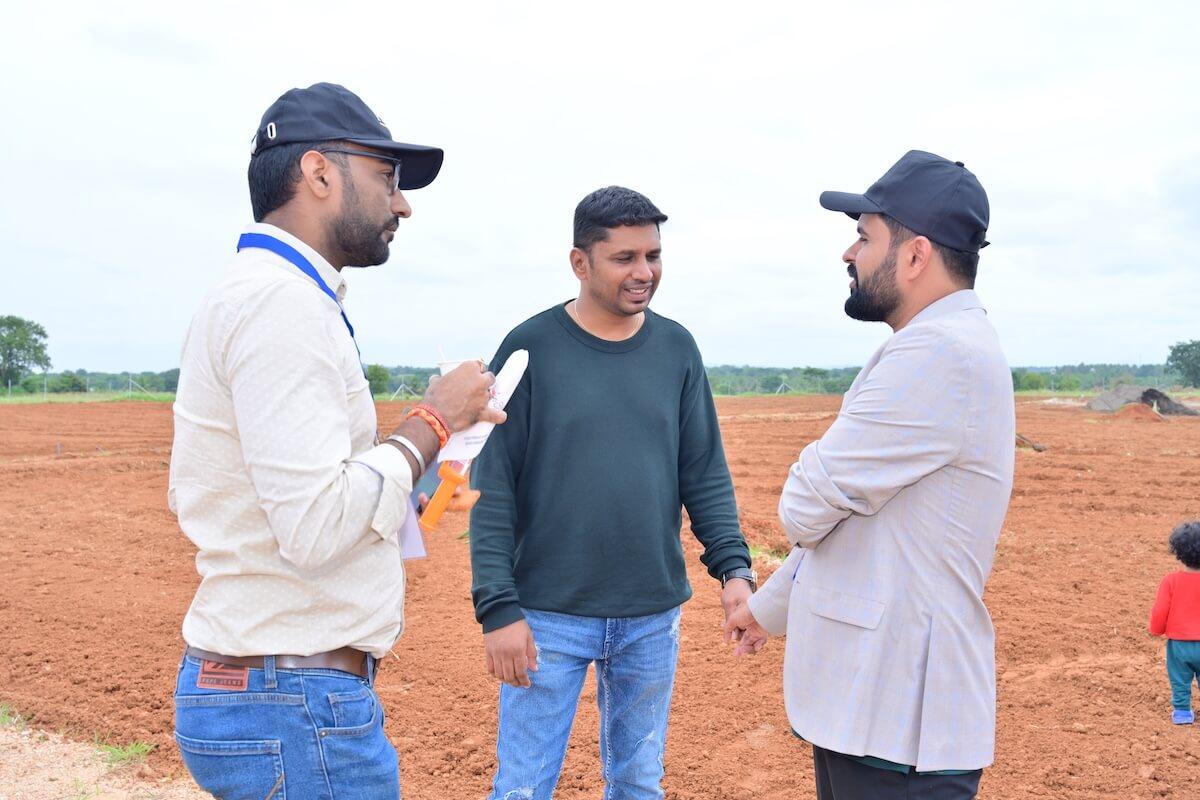 The Lotus Collective investor event at Bhogganapura farmland 6