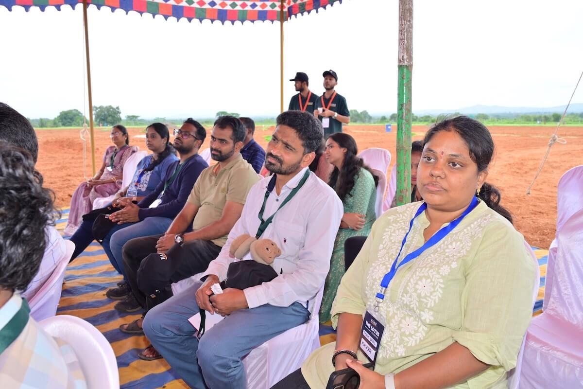 The Lotus Collective investor event at Bhogganapura farmland 7