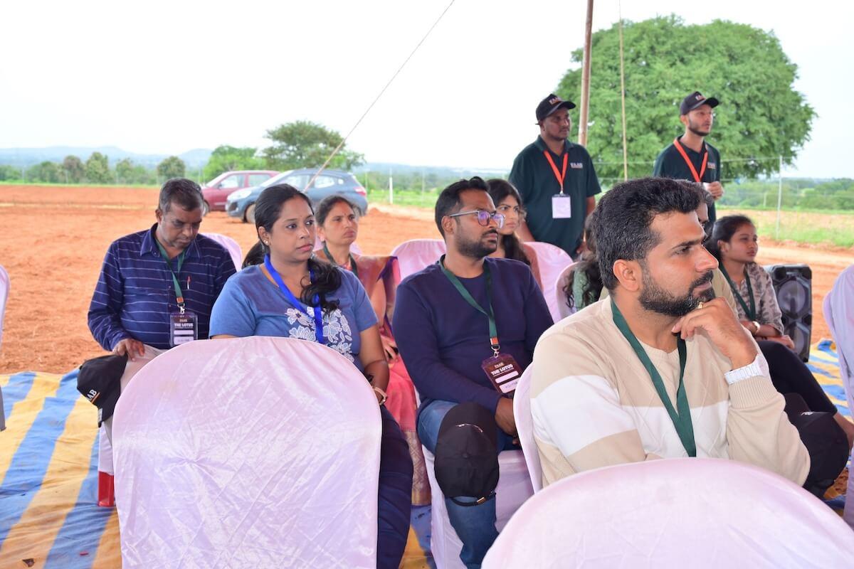 The Lotus Collective investor event at Bhogganapura farmland 8